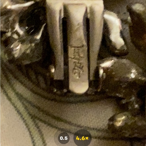 VINTAGE JUDY LEE BABY BLUE MOONSTONE EARRING ( Clip on) - Picture 2 of 2